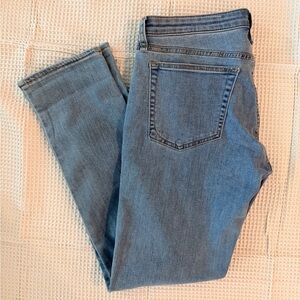 rag & bone Women's Straight Leg Blue Jeans